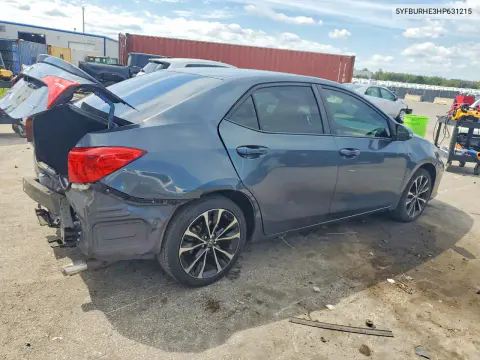 2017 Toyota Corolla Se VIN 5YFBURHE3HP631215 фото 3