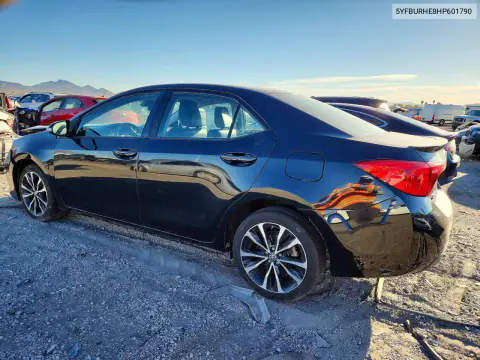 2017 Toyota Corolla Se VIN 5YFBURHE8HP601790 фото 2