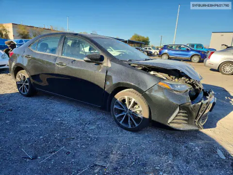 2017 Toyota Corolla Se VIN 5YFBURHE8HP601790 фото 4