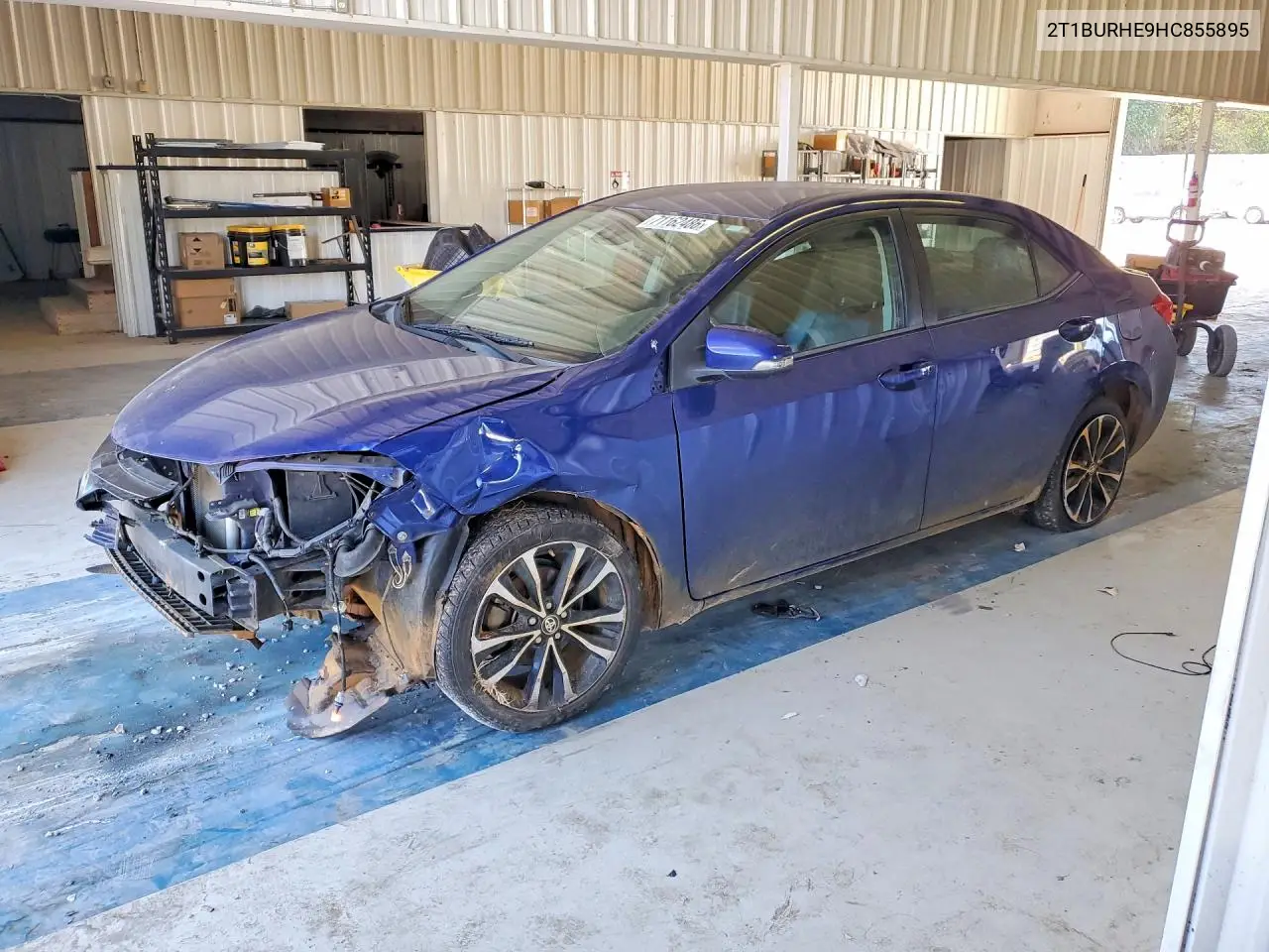 2T1BURHE9HC855895 Toyota Corolla 2017 — повреждение Передняя часть, фото до ремонта