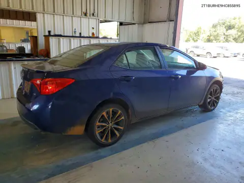 2T1BURHE9HC855895 — 2017 Toyota Corolla, фото 3 с аукциона Copart, Передняя часть