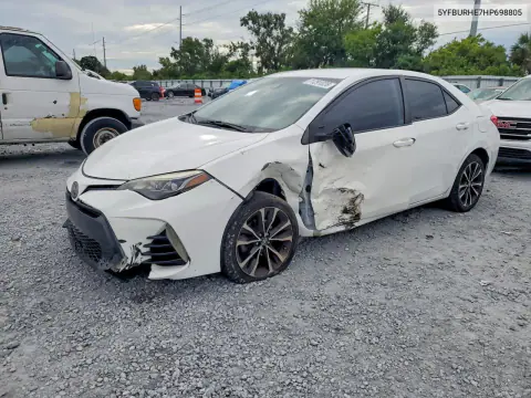 5YFBURHE7HP698805 — 2017 Toyota Corolla, Сторона, фото до ремонта