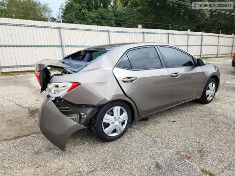 2017 Toyota Corolla Le VIN 2T1BURHE7HC826041 фото 3