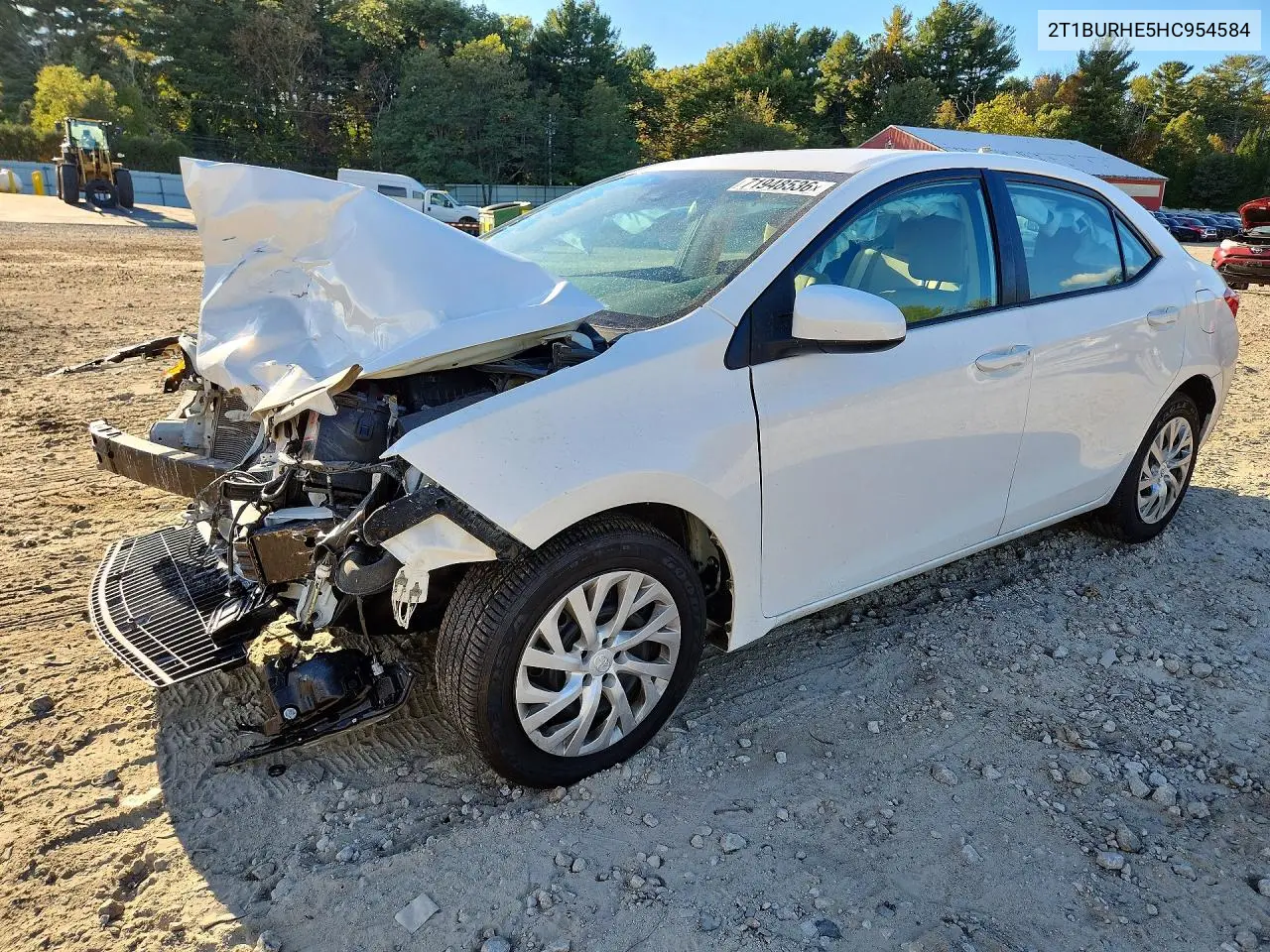 2017 Toyota Corolla Le VIN 2T1BURHE5HC954584 фото 1