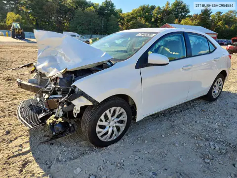2T1BURHE5HC954584 — 2017 Toyota Corolla, Передняя часть, фото до ремонта