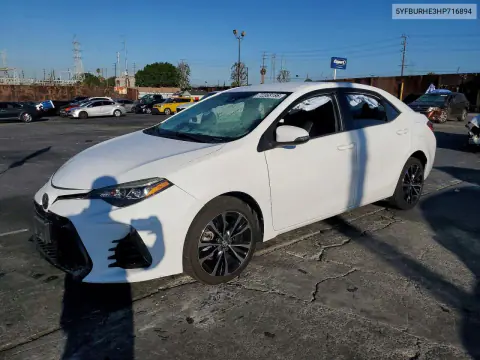 5YFBURHE3HP716894 — 2017 Toyota Corolla, Передняя часть, фото до ремонта