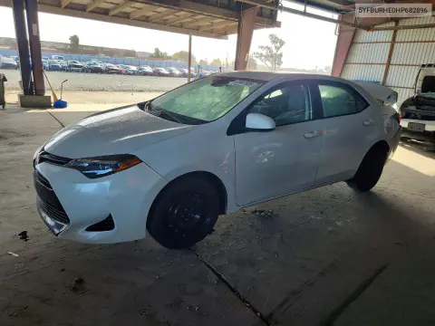 5YFBURHE0HP682896 — 2017 Toyota Corolla, Задняя часть, фото до ремонта