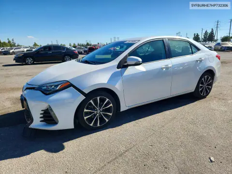 5YFBURHE7HP732306 — 2017 Toyota Corolla, Передняя часть, фото до ремонта