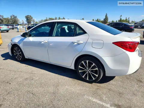2017 Toyota Corolla Se VIN 5YFBURHE7HP732306 фото 2