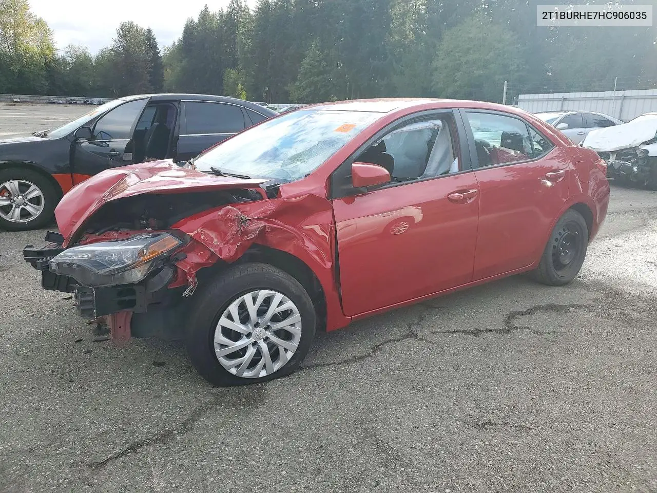 2017 Toyota Corolla Le VIN 2T1BURHE7HC906035 фото 1