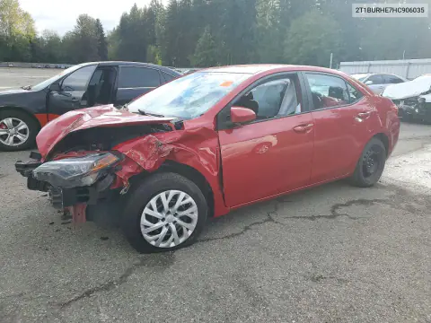 2017 Toyota Corolla Le VIN 2T1BURHE7HC906035 фото 1