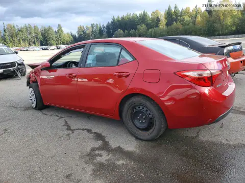 2017 Toyota Corolla Le VIN 2T1BURHE7HC906035 фото 2