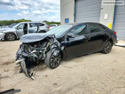 5YFBURHE9HP660847 — 2017 Toyota Corolla, Передняя часть, фото до ремонта