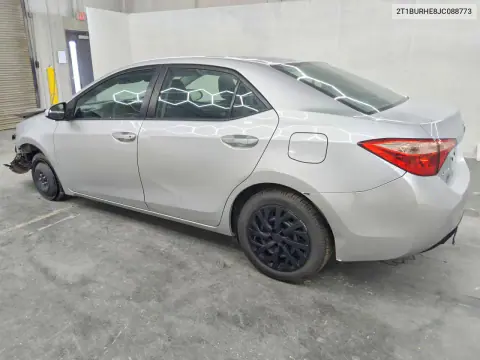 2018 Toyota Corolla Le VIN 2T1BURHE8JC088773 фото 2