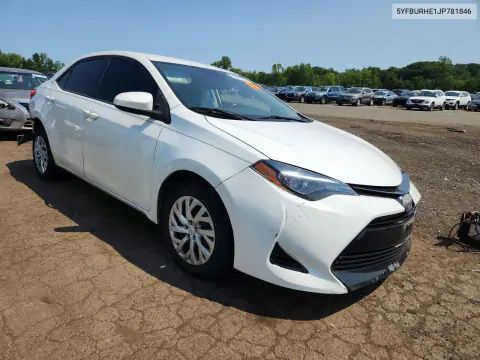 2018 Toyota Corolla Le VIN 5YFBURHE1JP781846 фото 4