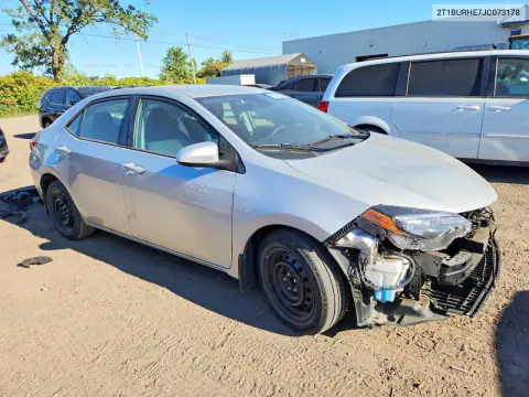 2018 Toyota Corolla L VIN 2T1BURHE7JC073178 фото 4