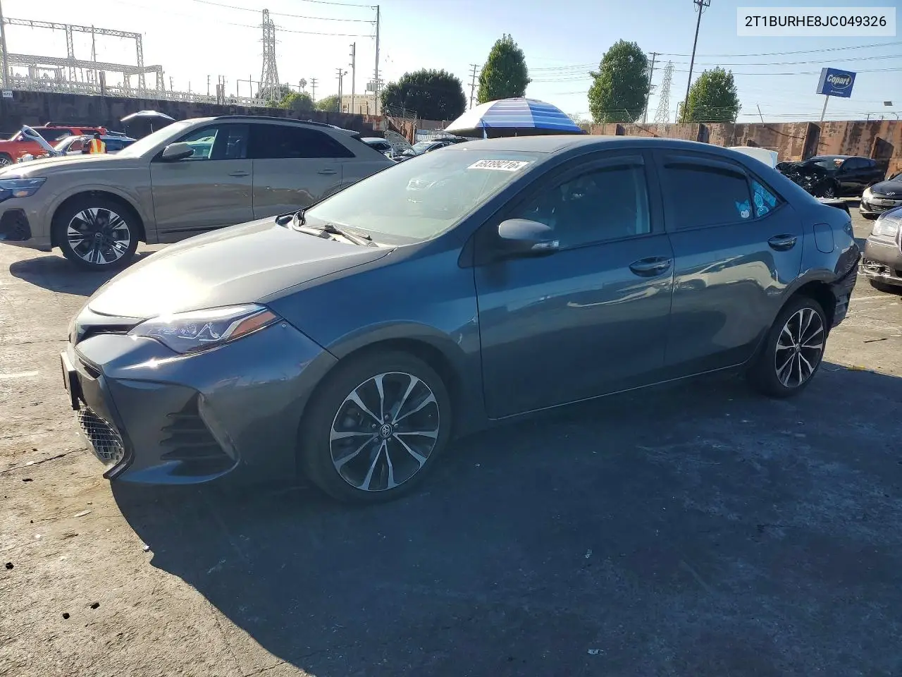 2018 Toyota Corolla Xse VIN 2T1BURHE8JC049326 фото 1