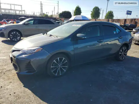 2018 Toyota Corolla Xse VIN 2T1BURHE8JC049326 фото 1