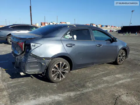 2018 Toyota Corolla Xse VIN 2T1BURHE8JC049326 фото 3