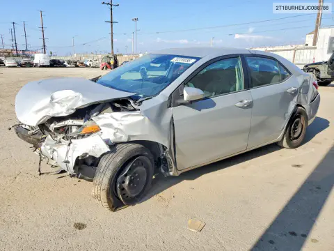 2T1BURHEXJC088788 — 2018 Toyota Corolla, Передняя часть, фото до ремонта