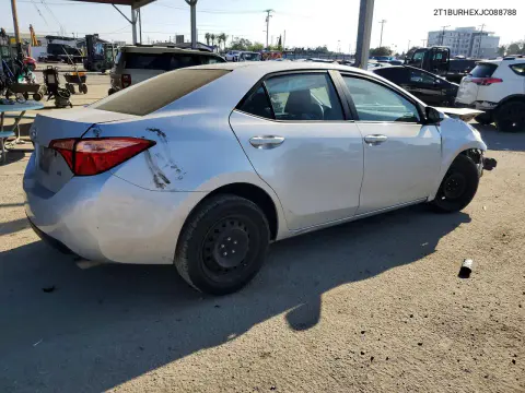 2018 Toyota Corolla Le VIN 2T1BURHEXJC088788 фото 3