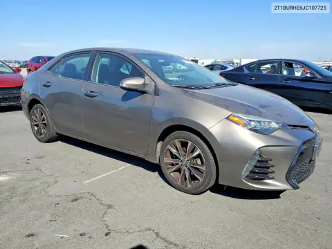 2018 Toyota Corolla Se VIN 2T1BURHE6JC107725 фото 4