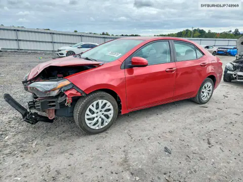 2018 Toyota Corolla Le VIN 5YFBURHE6JP748969 фото 1
