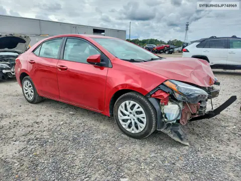 2018 Toyota Corolla Le VIN 5YFBURHE6JP748969 фото 4
