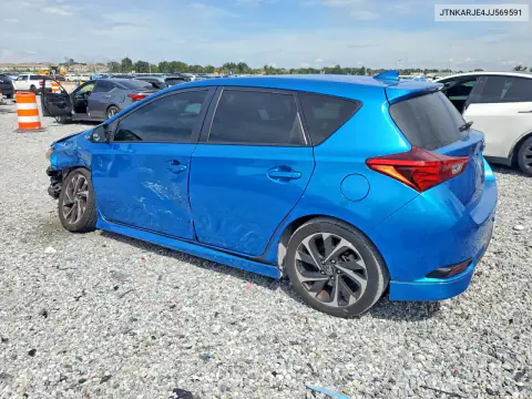 2018 Toyota Corolla Im Base VIN JTNKARJE4JJ569591 фото 2