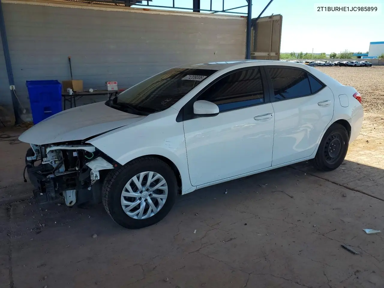 2018 Toyota Corolla Le VIN 2T1BURHE1JC985899 фото 1