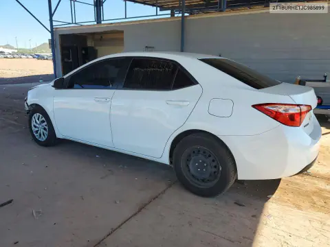 2018 Toyota Corolla Le VIN 2T1BURHE1JC985899 фото 2
