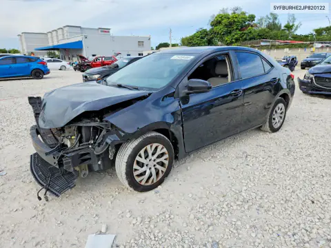 5YFBURHE2JP820122 — 2018 Toyota Corolla, Сторона, фото до ремонта