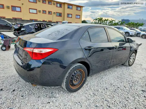 2018 Toyota Corolla Le VIN 5YFBURHE2JP820122 фото 3