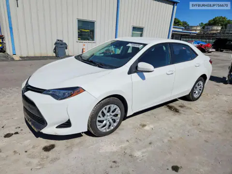 5YFBURHE8JP756670 — 2018 Toyota Corolla, Сторона, фото до ремонта