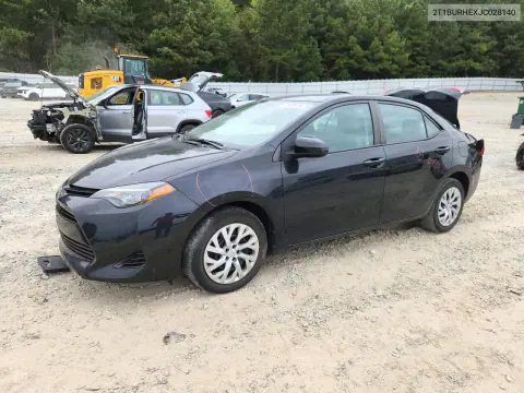 2T1BURHEXJC028140 — 2018 Toyota Corolla, Задняя часть, фото до ремонта