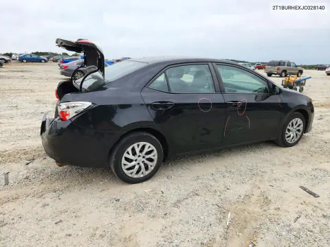 2018 Toyota Corolla Le VIN 2T1BURHEXJC028140 фото 3