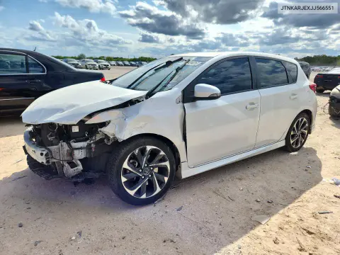 JTNKARJEXJJ566551 — 2018 Toyota Corolla, Передняя часть, фото до ремонта