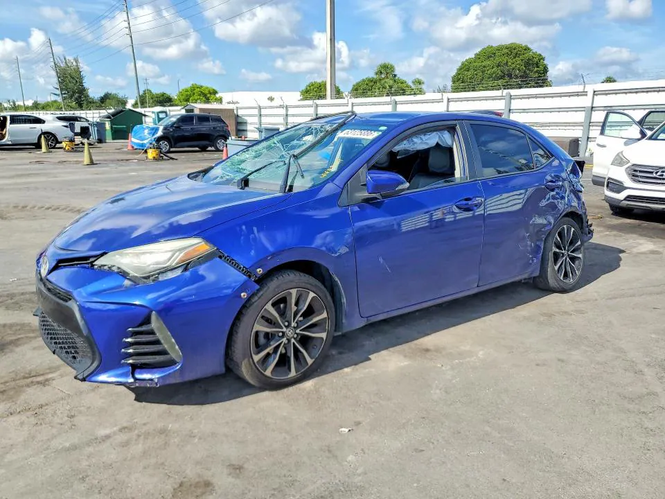2019 TOYOTA COROLLA VIN 2T1BURHE2KC235140 фото 1