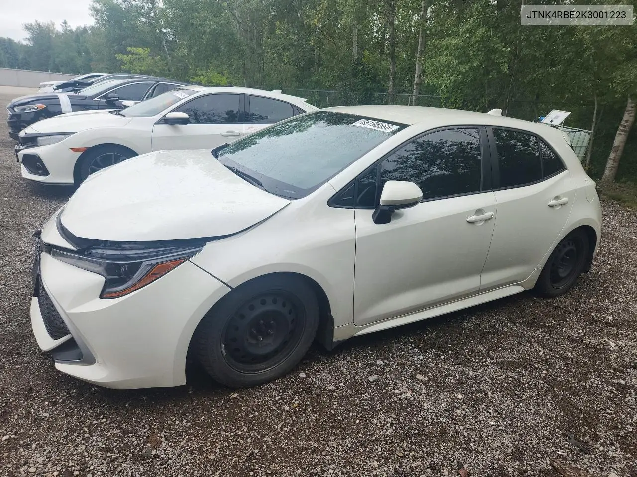 2019 Toyota Corolla Hatchback Se VIN JTNK4RBE2K3001223 фото 1