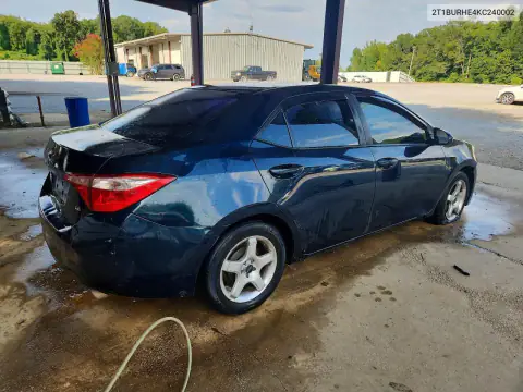 2T1BURHE4KC240002 — 2019 Toyota Corolla, фото 3 с аукциона Copart 15.10.2026, Передняя часть