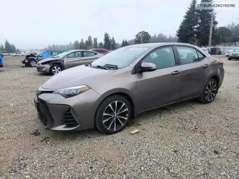 2T1BURHE2KC193780 — 2019 Toyota Corolla, Боковая часть, фото до ремонта