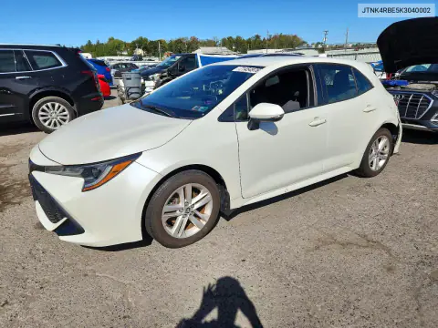 JTNK4RBE5K3040002 — 2019 Toyota Corolla, Задняя часть, фото до ремонта