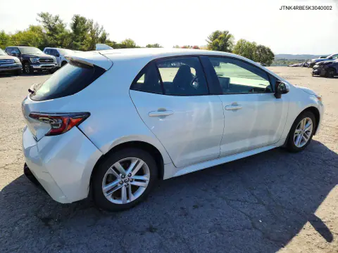 2019 Toyota Corolla Hatchback Se VIN JTNK4RBE5K3040002 фото 3