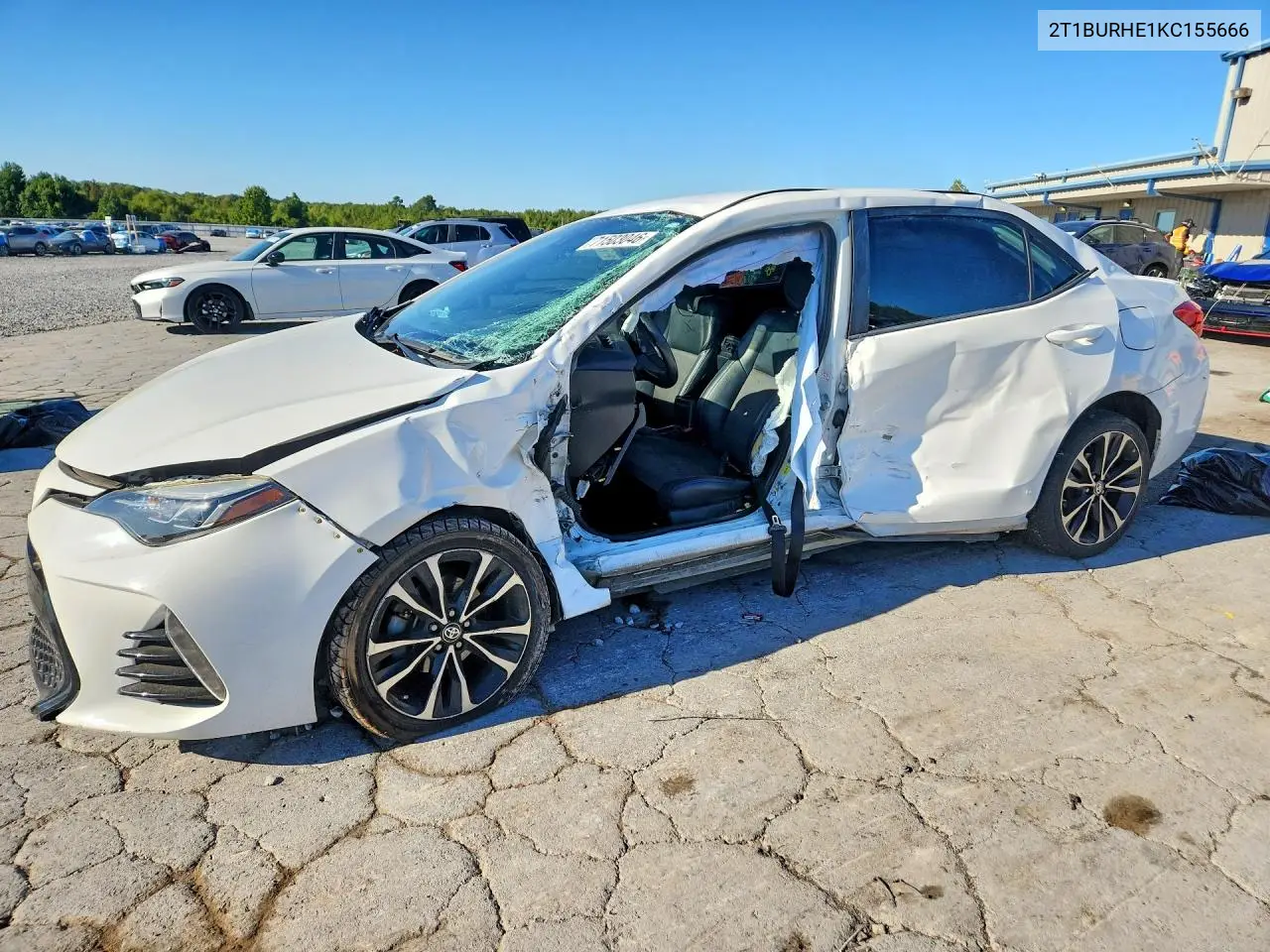 2019 Toyota Corolla Se VIN 2T1BURHE1KC155666 фото 1