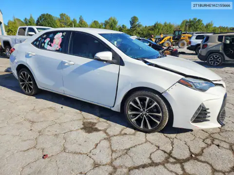 2019 Toyota Corolla Se VIN 2T1BURHE1KC155666 фото 4