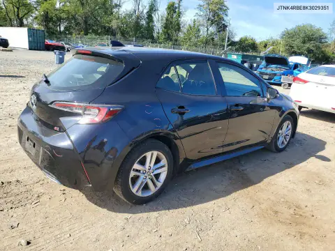 2019 Toyota Corolla Hatchback Se VIN JTNK4RBE8K3029351 фото 3