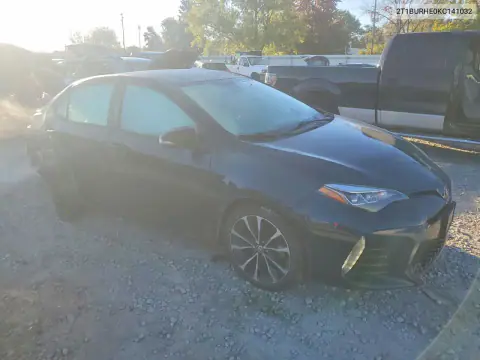2019 Toyota Corolla Se VIN 2T1BURHE0KC141032 фото 4