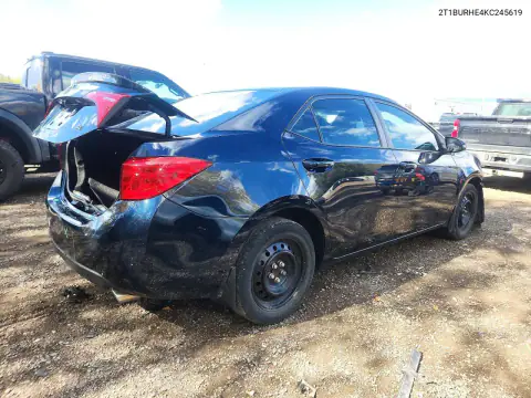 2T1BURHE4KC245619 — 2019 Toyota Corolla, фото 3 с аукциона Copart, Передняя часть