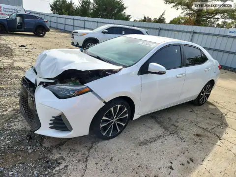 5YFBURHEXKP908336 — 2019 Toyota Corolla, Передняя часть, фото до ремонта