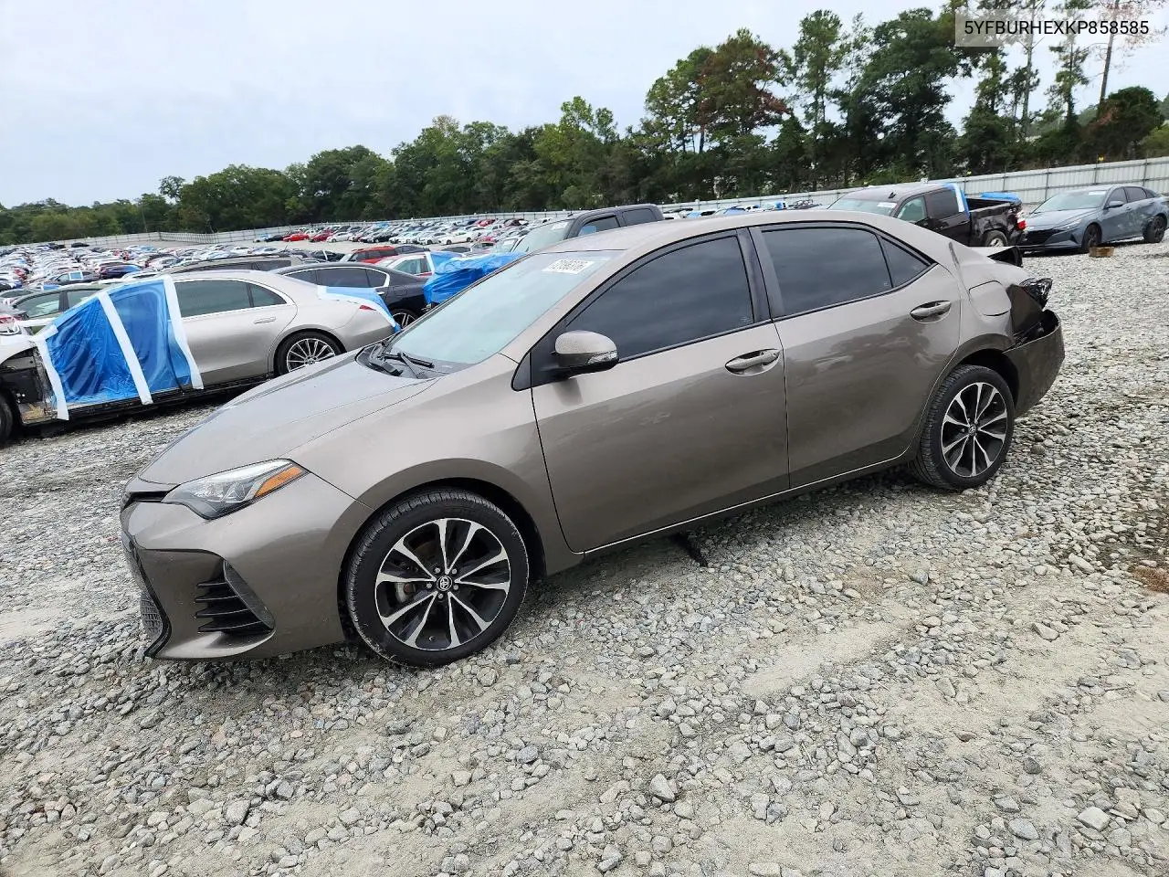 2019 Toyota Corolla Se VIN 5YFBURHEXKP858585 фото 1